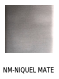 niquel mate.